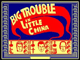 Pantallazo de Big Trouble In Little China para Amstrad CPC