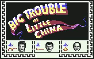 Pantallazo de Big Trouble in Little China para Commodore 64