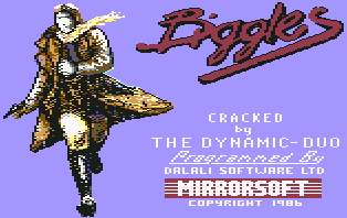 Pantallazo de Biggles para Commodore 64