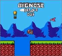 Pantallazo de Bignose Freaks Out para Nintendo (NES)