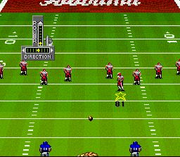 Pantallazo de Bill Walsh College Football para Super Nintendo