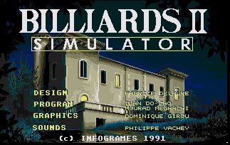 Pantallazo de Billiards II Simulator para Amiga