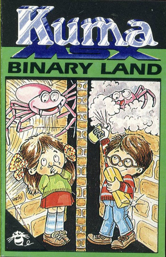Caratula de Binary Land para MSX