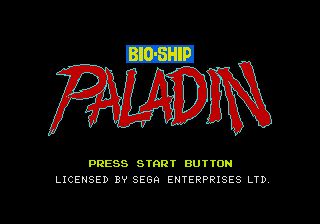 Pantallazo de Bio Ship Paladin (Japonés) para Sega Megadrive