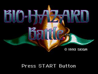 Pantallazo de Bio-Hazard Battle para Sega Megadrive