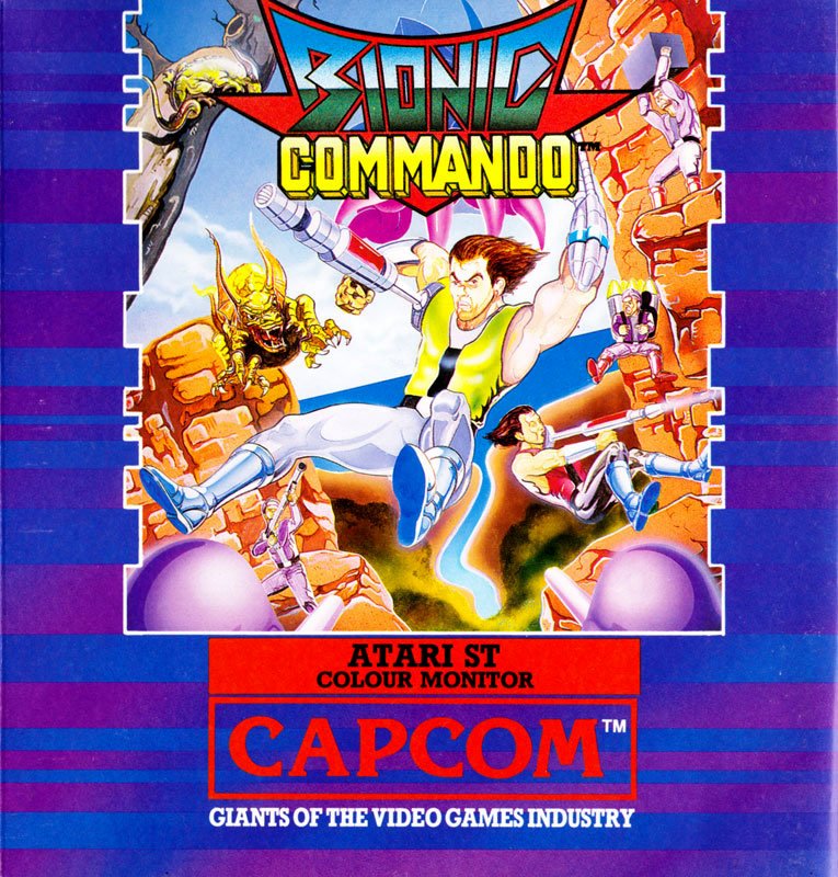 Caratula de Bionic Commando para Atari ST