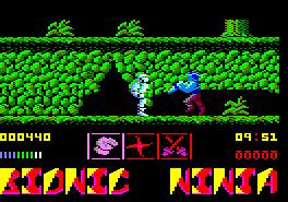 Pantallazo de Bionic Ninja para Amstrad CPC