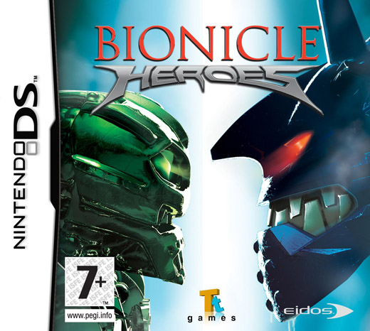Caratula de Bionicle Heroes para Nintendo DS