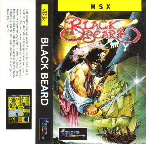 Caratula de Black Beard para MSX