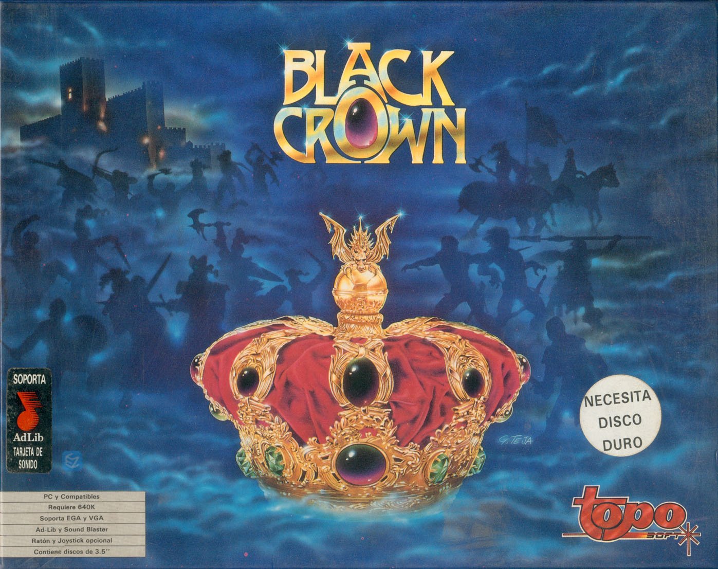 Caratula de Black Crown para PC