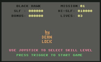 Pantallazo de Black Hawk para Commodore 64