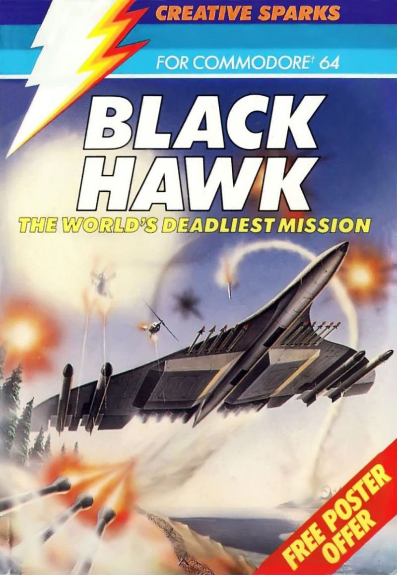 Caratula de Black Hawk para Commodore 64