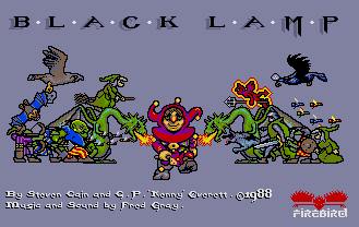 Pantallazo de Black Lamp para Atari ST