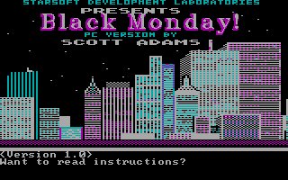 Pantallazo de Black Monday para PC