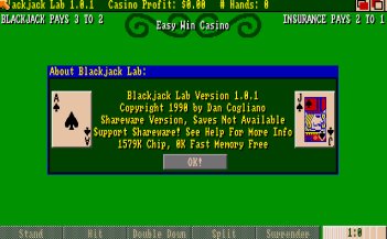 Pantallazo de Blackjack Lab V.1.0.1 para Amiga