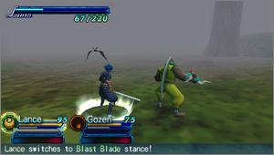 Pantallazo de Blade Dancer: Lineage of Light para PSP