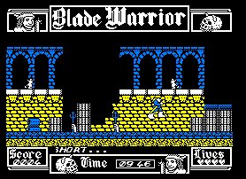Pantallazo de Blade Warrior para Amstrad CPC