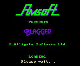Pantallazo de Blagger para Amstrad CPC