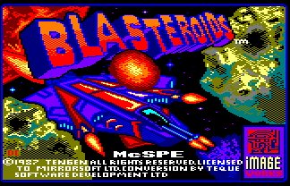 Pantallazo de Blasteroids para Amstrad CPC