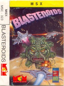Caratula de Blasteroids para MSX