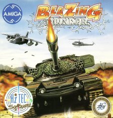 Caratula de Blazing Thunder para Amiga