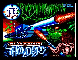 Pantallazo de Blazing Thunder para Amstrad CPC