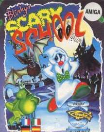 Caratula de Blinky's Scary School para Amiga