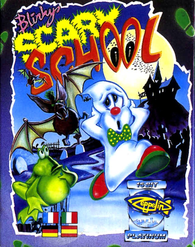 Caratula de Blinky's Scary School para Atari ST