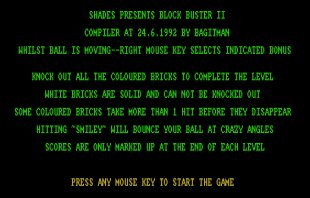 Pantallazo de Block Búster II para Amiga