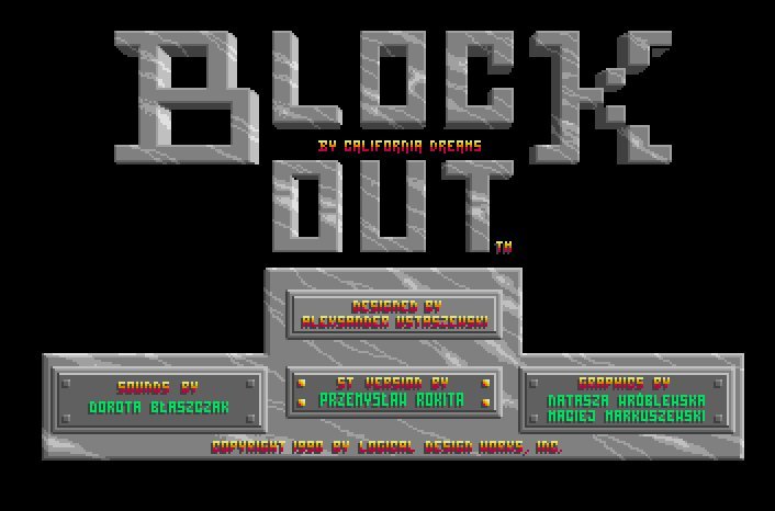 Pantallazo de Block Out para Atari ST