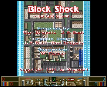 Pantallazo de Block Shock: The Last Chance para Amiga