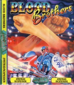 Caratula de Blood Brothers para Amstrad CPC
