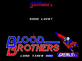 Pantallazo de Blood Brothers para Amstrad CPC