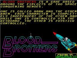 Pantallazo de Blood Brothers para Spectrum