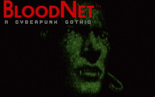 Pantallazo de BloodNet: A Cyberpunk Gothic para Amiga