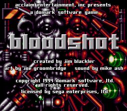 Pantallazo de Bloodshot (Europa) para Sega Megadrive
