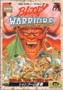 Caratula de Bloody Warriors: Shan Go Troop Strikes Back para Nintendo (NES)