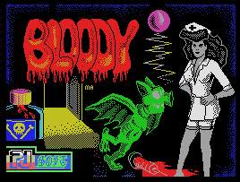 Pantallazo de Bloody para MSX