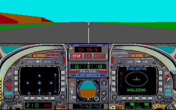 Pantallazo de Blue Angels: Formation Flight Simulation para Amiga