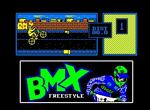 Pantallazo de Bmx Freestyle para Amstrad CPC