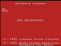 Pantallazo de Bmx Rekencross para MSX