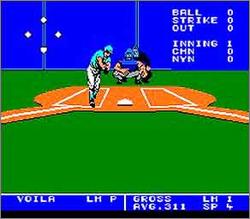 Pantallazo de Bo Jackson Baseball para Nintendo (NES)
