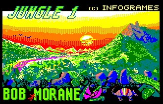 Pantallazo de Bob Morane: Jungle 1 para Amstrad CPC