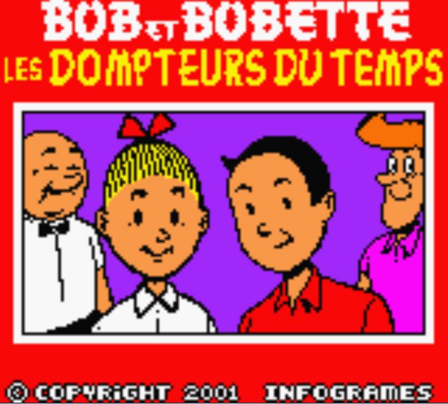 Pantallazo de Bob et Bobette: Les Dompteurs du Temps para Game Boy Color