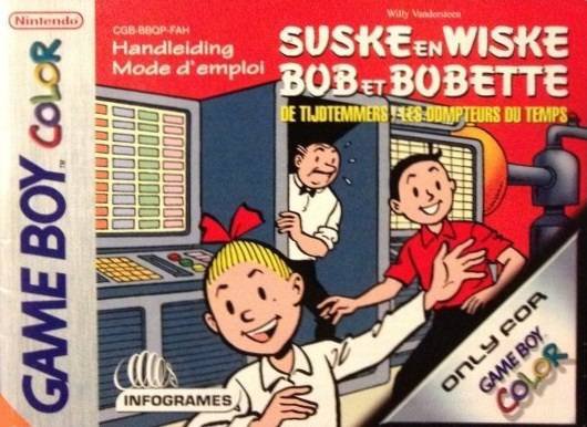Caratula de Bob et Bobette: Les Dompteurs du Temps para Game Boy Color