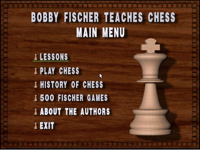 Pantallazo de Bobby Fischer Teaches Chess para PC