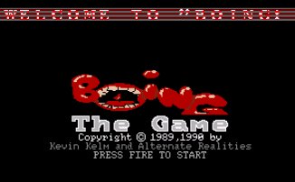 Pantallazo de Boing! The Game para Amiga