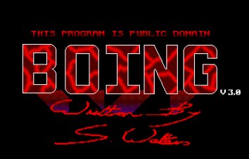 Pantallazo de Boing V3.0 para Amiga