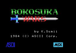 Pantallazo de Bokosuka Wars para MSX