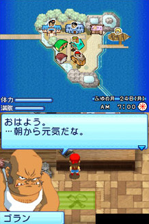 Pantallazo de Bokujô Monogatari Kirakira Taiyô to Nakamatachi (Japonés) para Nintendo DS